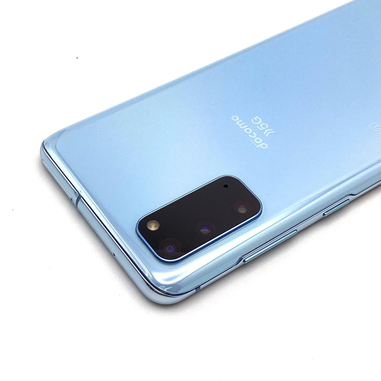 【最速発送】SAMSUNG Galaxy S20 5G 128GB Cloud Blue docomo SC-51A 白ロム【難有】
