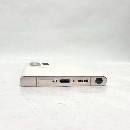 【全額返金保証】【最速発送】SAMSUNG Galaxy S23 Ultra 256GB クリーム au SCG20 白ロム 動作確認済