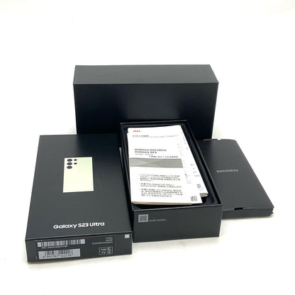 【全額返金保証】【最速発送】SAMSUNG Galaxy S23 Ultra 256GB クリーム au SCG20 白ロム 動作確認済