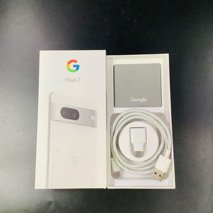 【全額返金保証】【最速発送】Google Pixel 7 128GB Snow SIMフリー G03Z5 白ロム 動作確認済