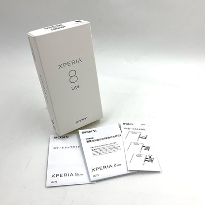 【全額返金保証】【最速発送】Sony Xperia 8 Lite 64GB ブラック au J3273 白ロム 動作確認済
