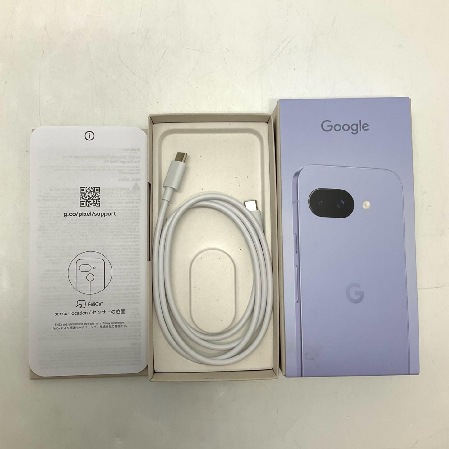 【全額返金保証】【最速発送】Google Pixel 9a 128GB Iris docomo G3Y12 白ロム 動作確認済