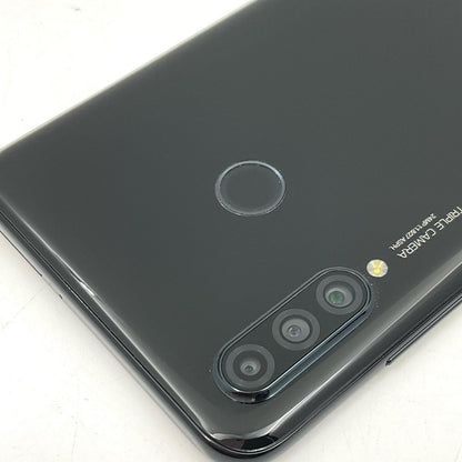 【全額返金保証】【最速発送】Huawei P lite 30 128GB ピーコックブルー au HWV33 白ロム 美品 動作確認済