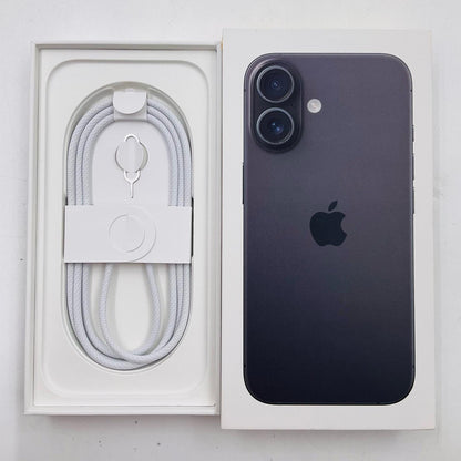 【全額返金保証】【最速発送】Apple iPhone iPhone 16 128GB ブラック SIMフリー 白ロム 美品 動作確認済 89%