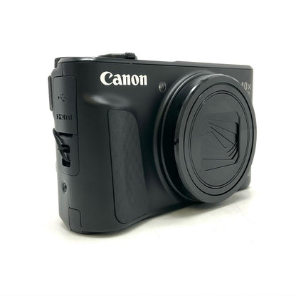 【全額返金保証】【最速発送】Canon コンパクトデジタルカメラ PowerShot SX740 HS ブラック 美品 動作確認済