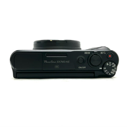 【全額返金保証】【最速発送】Canon コンパクトデジタルカメラ PowerShot SX740 HS ブラック 美品 動作確認済