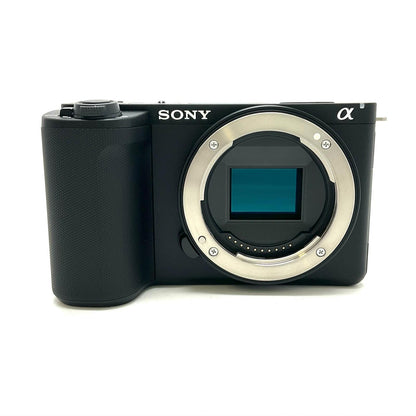 【全額返金保証】【最速発送】Sony デジタル一眼 VLOGCAM ZV-E10M2X ダブルズームレンズキット ブラック 美品 動作確認済