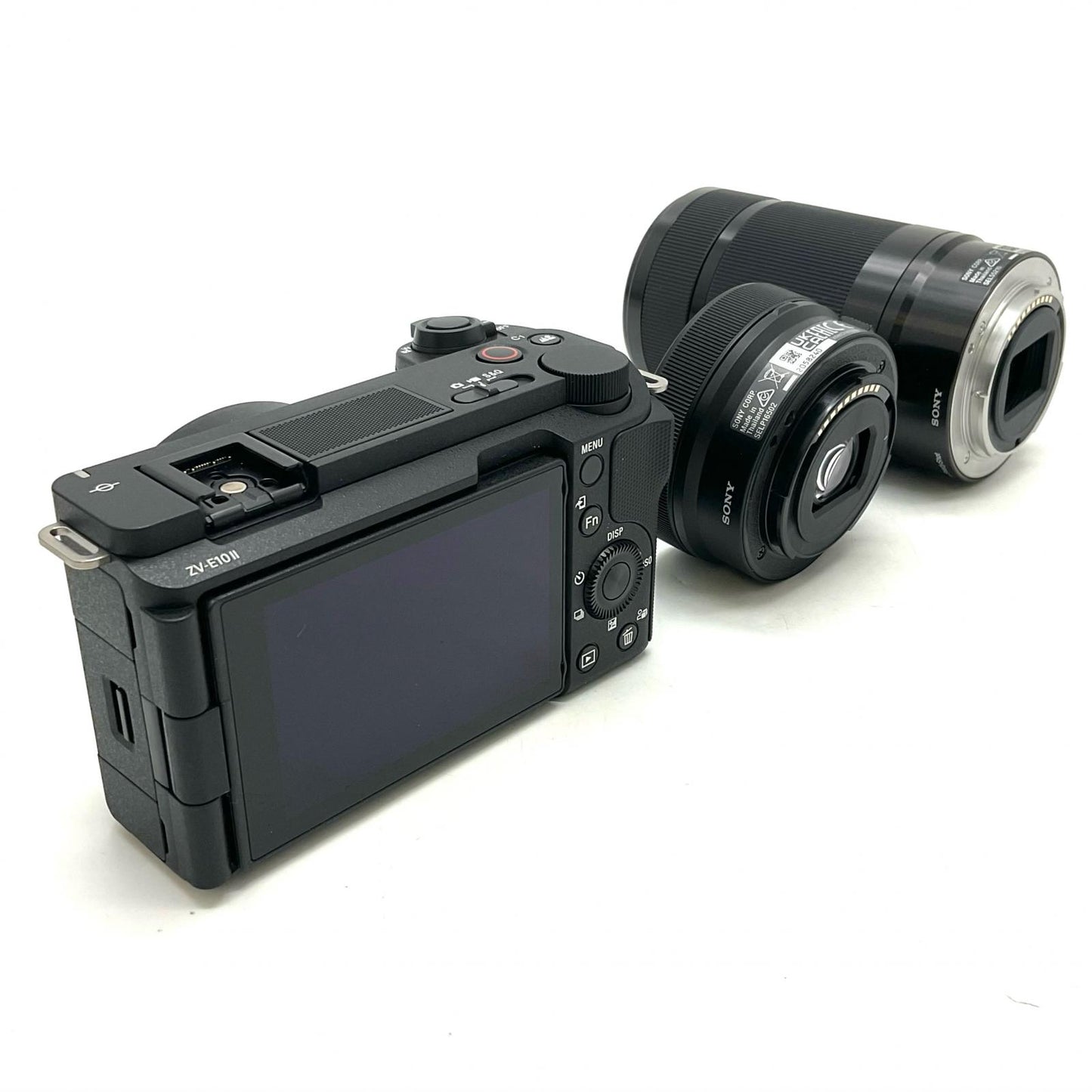 【全額返金保証】【最速発送】Sony デジタル一眼 VLOGCAM ZV-E10M2X ダブルズームレンズキット ブラック 美品 動作確認済