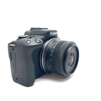 【全額返金保証】【最速発送】Canon デジタル一眼 EOS R50 RF-S18-45 IS STM レンズキット ブラック 美品 動作確認済