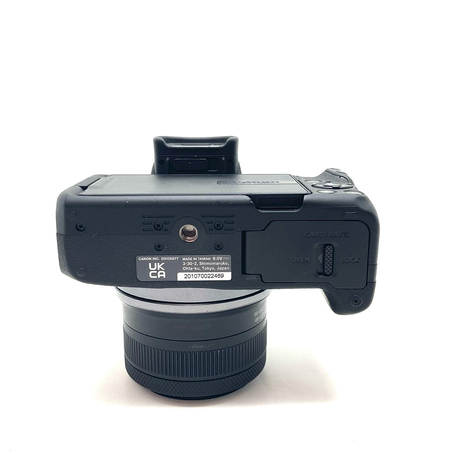 【全額返金保証】【最速発送】Canon デジタル一眼 EOS R50 RF-S18-45 IS STM レンズキット ブラック 美品 動作確認済