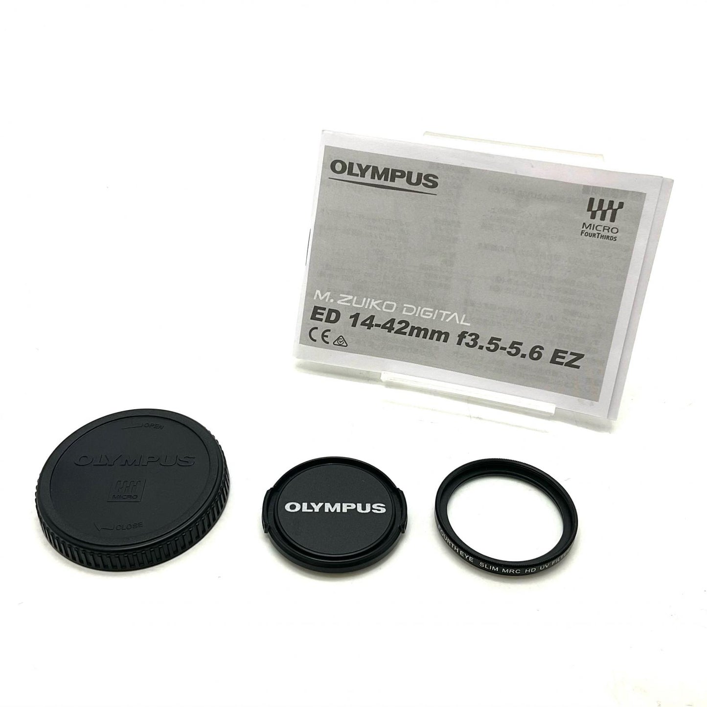 【全額返金保証】【最速発送】OLYMPUS M.ZUIKO DIGITAL ED 14-42mm F3.5-5.6 EZ 動作確認済