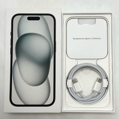 【全額返金保証】【最速発送】Apple iPhone iPhone 15 128GB ブラック SIMフリー 白ロム 美品 動作確認済 82%