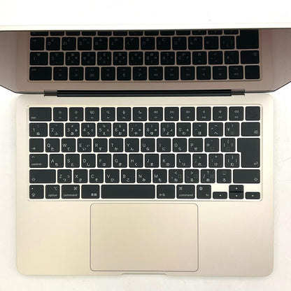 【全額返金保証】【最速発送】Apple MacBook Air 13インチ 2022 Apple M2 8GB 256GB スターライト 100% 超美品 動作確認済