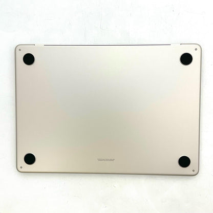 【全額返金保証】【最速発送】Apple MacBook Air 13インチ 2022 Apple M2 8GB 256GB スターライト 100% 超美品 動作確認済