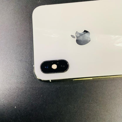 【最速発送】Apple iPhone iPhone XS 256GB シルバー Softbank 白ロム【難有】 76%