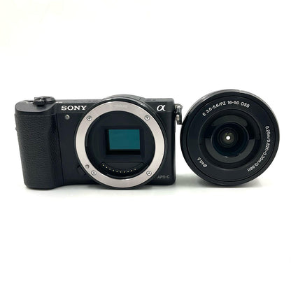 【全額返金保証】【最速発送】Sony デジタル一眼 α5100 ILCE-5100L パワーズームレンズキット [ブラック] 美品 動作確認済