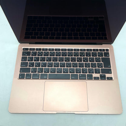 【全額返金保証】【最速発送】Apple MacBook Air 13インチ 2020 1.1 GHz デュアルコア Intel core i3 8GB 256GB ゴールド 動作確認済