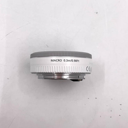 【全額返金保証】【最速発送】Canon EF40mm F2.8 STM [ホワイト] 美品 動作確認済