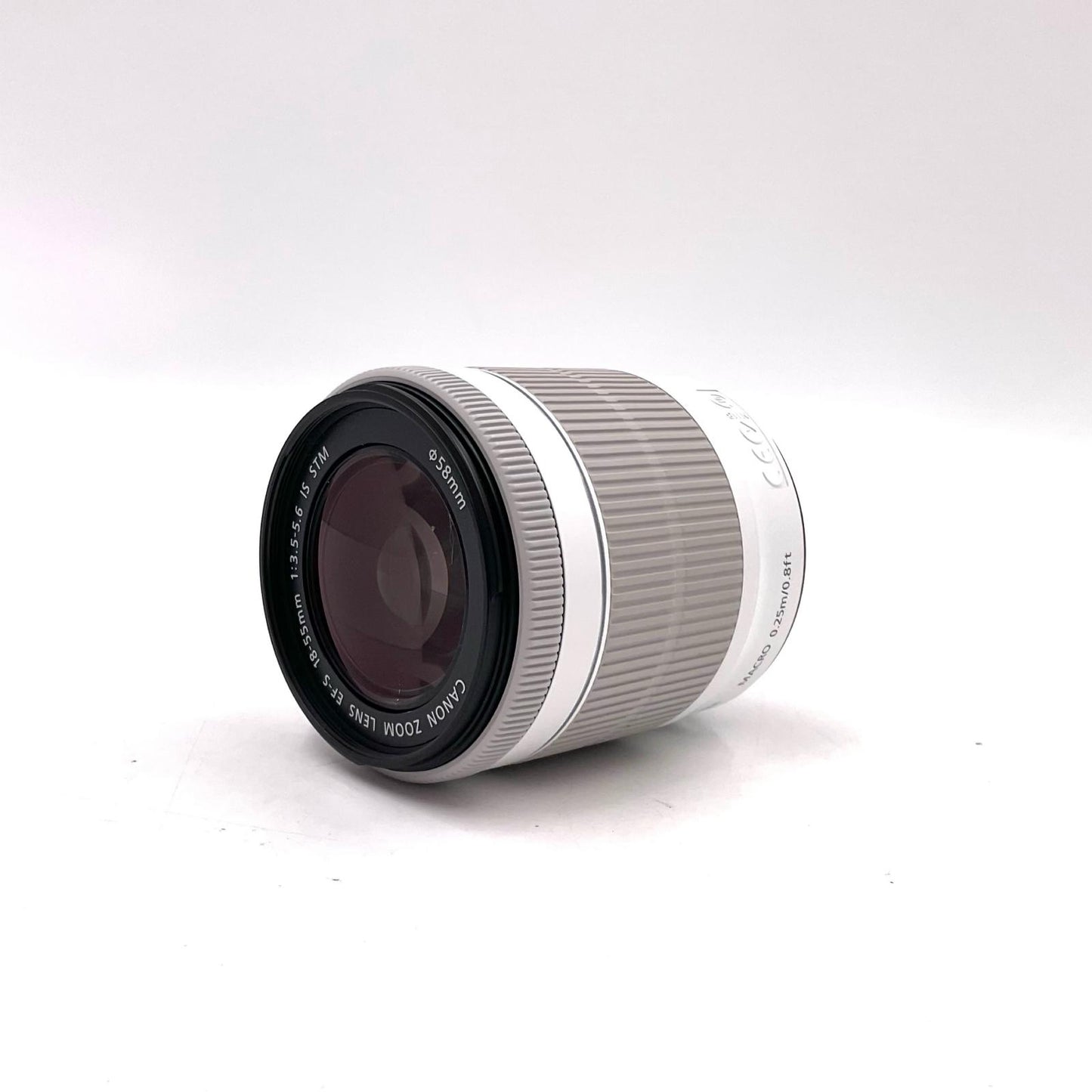 【全額返金保証】【最速発送】Canon EF-S18-55mm F3.5-5.6 IS STM [ホワイト] 超美品 動作確認済