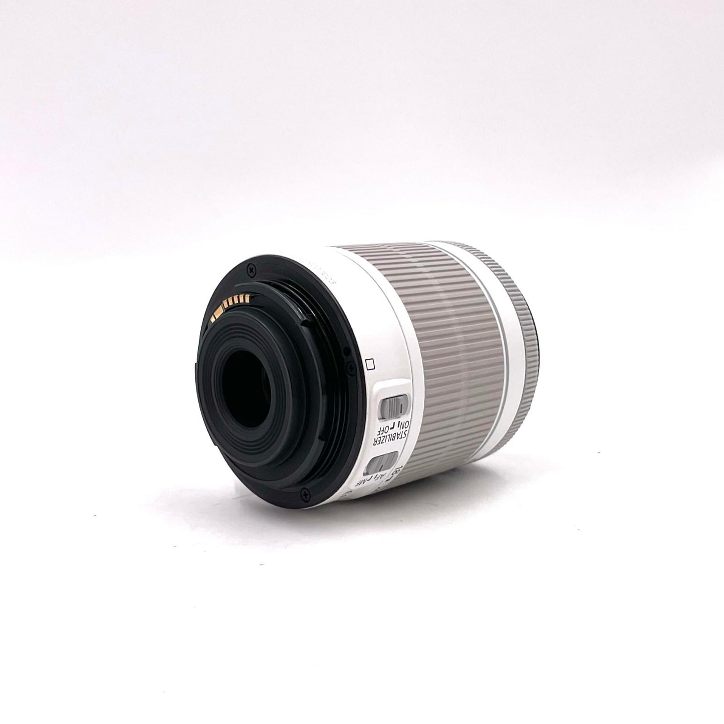 【全額返金保証】【最速発送】Canon EF-S18-55mm F3.5-5.6 IS STM [ホワイト] 超美品 動作確認済