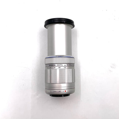 【全額返金保証】【最速発送】OLYMPUS M.ZUIKO DIGITAL ED 40-150mm F4.0-5.6 [シルバー] 動作確認済