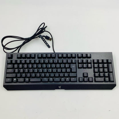 【全額返金保証】【最速発送】Razer BLACKWIDOW JP Green Switchゲーミングキーボード RZ03-02860800-R3J1 美品 動作確認済