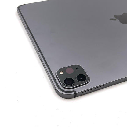 【全額返金保証】【最速発送】Apple iPad Pro 11インチ 第3世代 128GB スペースグレイ WiFi+Cellular Softbank 白ロム 美品 動作確認済
