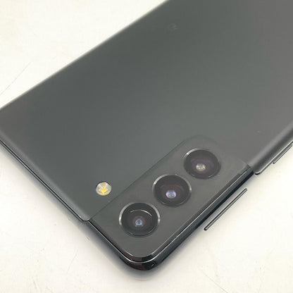 【全額返金保証】【最速発送】SAMSUNG Galaxy S21+ 5G 256GB ファントムブラック au SIMフリー SCG10 白ロム 美品 動作確認済