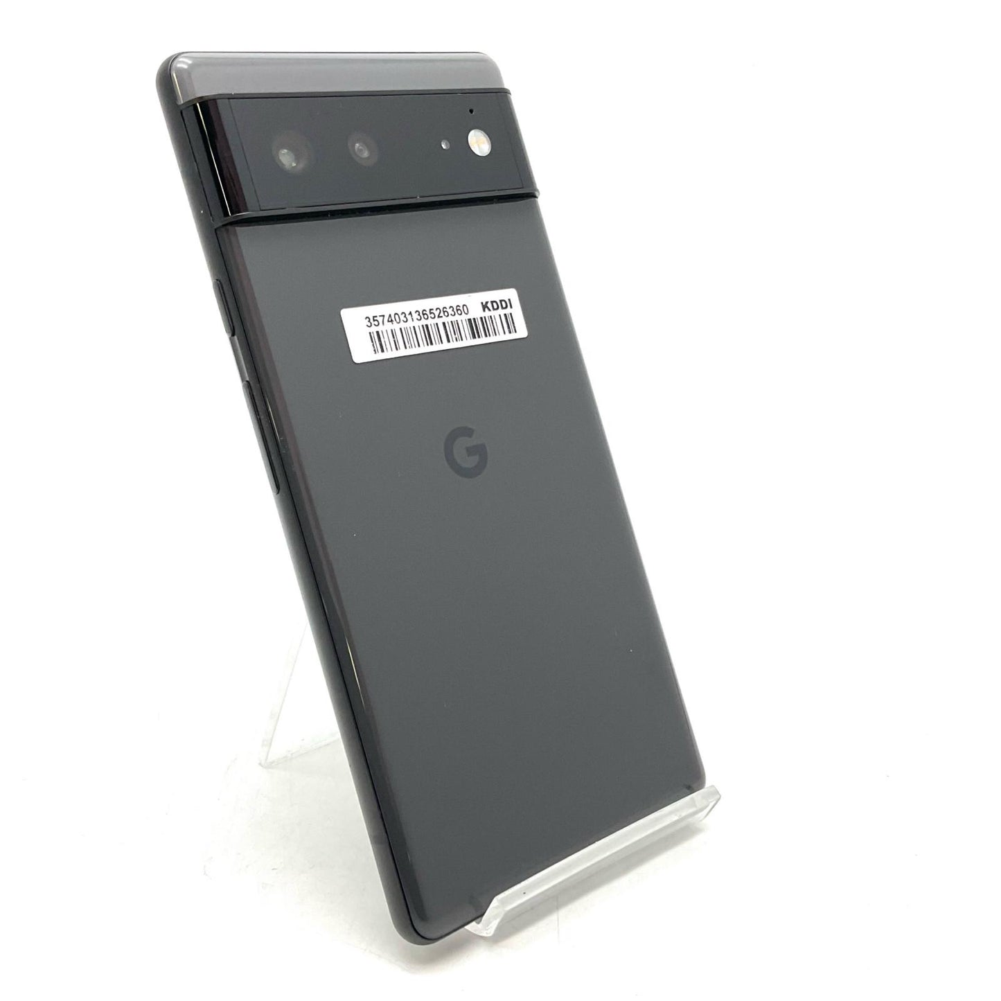 【全額返金保証】【最速発送】Google Pixel 6 128GB Stormy Black au GR1YH 白ロム 美品 動作確認済