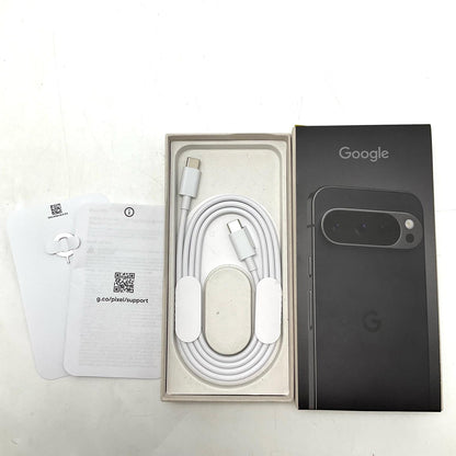 【全額返金保証】【最速発送】Google Pixel 9 Pro 128GB Obsidian SIMフリー 白ロム 美品 動作確認済