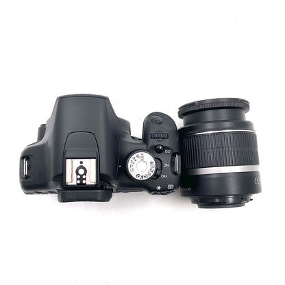 【全額返金保証】【最速発送】Canon デジタル一眼 EOS Kiss X3 レンズキット ブラック 美品 動作確認済