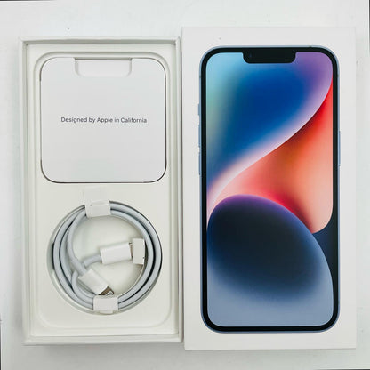 【全額返金保証】【最速発送】Apple iPhone iPhone 14 128GB ブルー SIMフリー 美品 動作確認済 83%