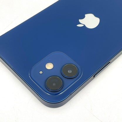 【全額返金保証】【最速発送】Apple iPhone iPhone 12 64GB ブルー Softbank SIMフリー 白ロム 美品 動作確認済 82%