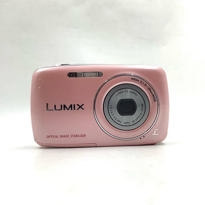 【全額返金保証】【最速発送】Panasonic コンパクトデジタルカメラ LUMIX DMC-S1 [ピンク] 動作確認済