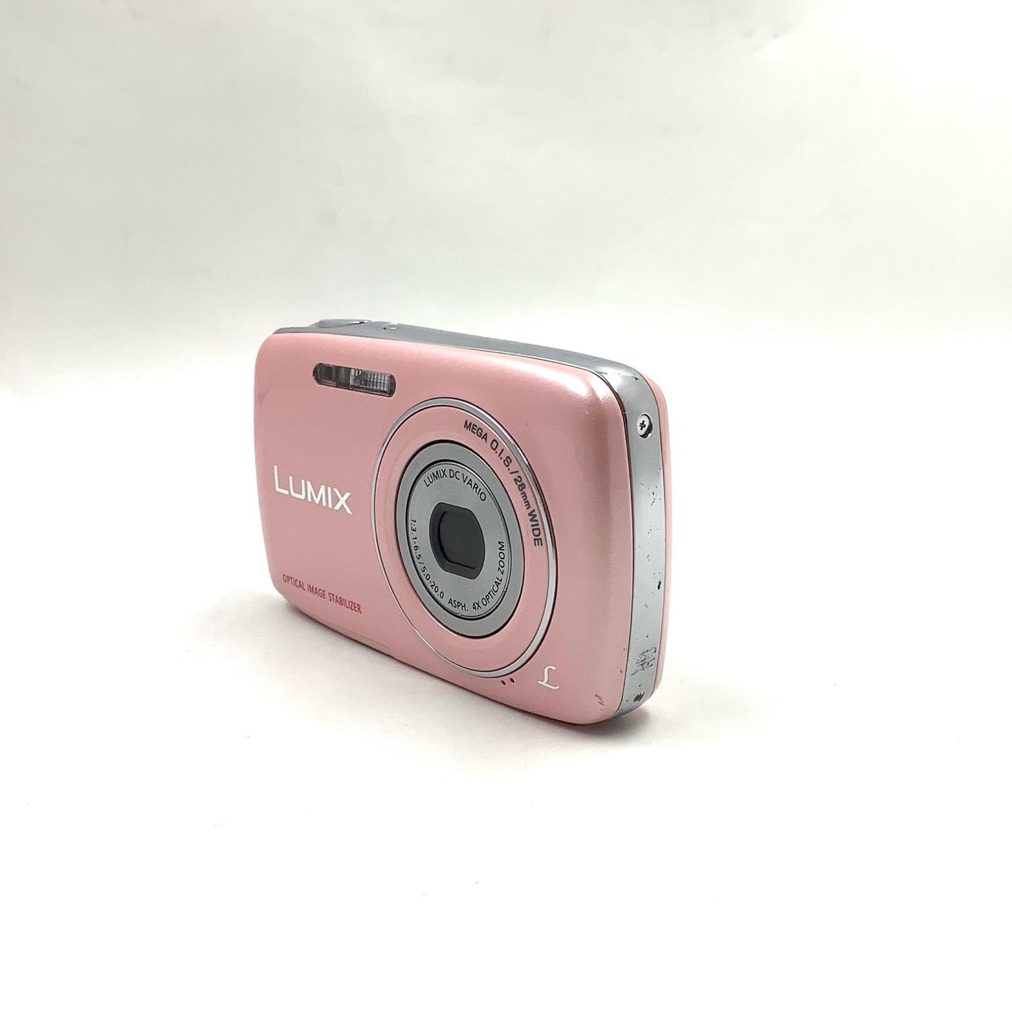 【全額返金保証】【最速発送】Panasonic コンパクトデジタルカメラ LUMIX DMC-S1 [ピンク] 動作確認済