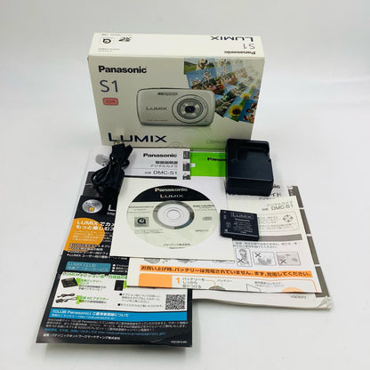 【全額返金保証】【最速発送】Panasonic コンパクトデジタルカメラ LUMIX DMC-S1 [ピンク] 動作確認済