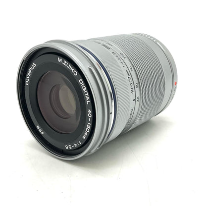 【全額返金保証】【最速発送】OLYMPUS M.ZUIKO DIGITAL ED 40-150mm F4.0-5.6 R [シルバー] 美品 動作確認済
