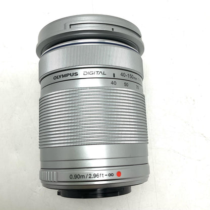 【全額返金保証】【最速発送】OLYMPUS M.ZUIKO DIGITAL ED 40-150mm F4.0-5.6 R [シルバー] 美品 動作確認済