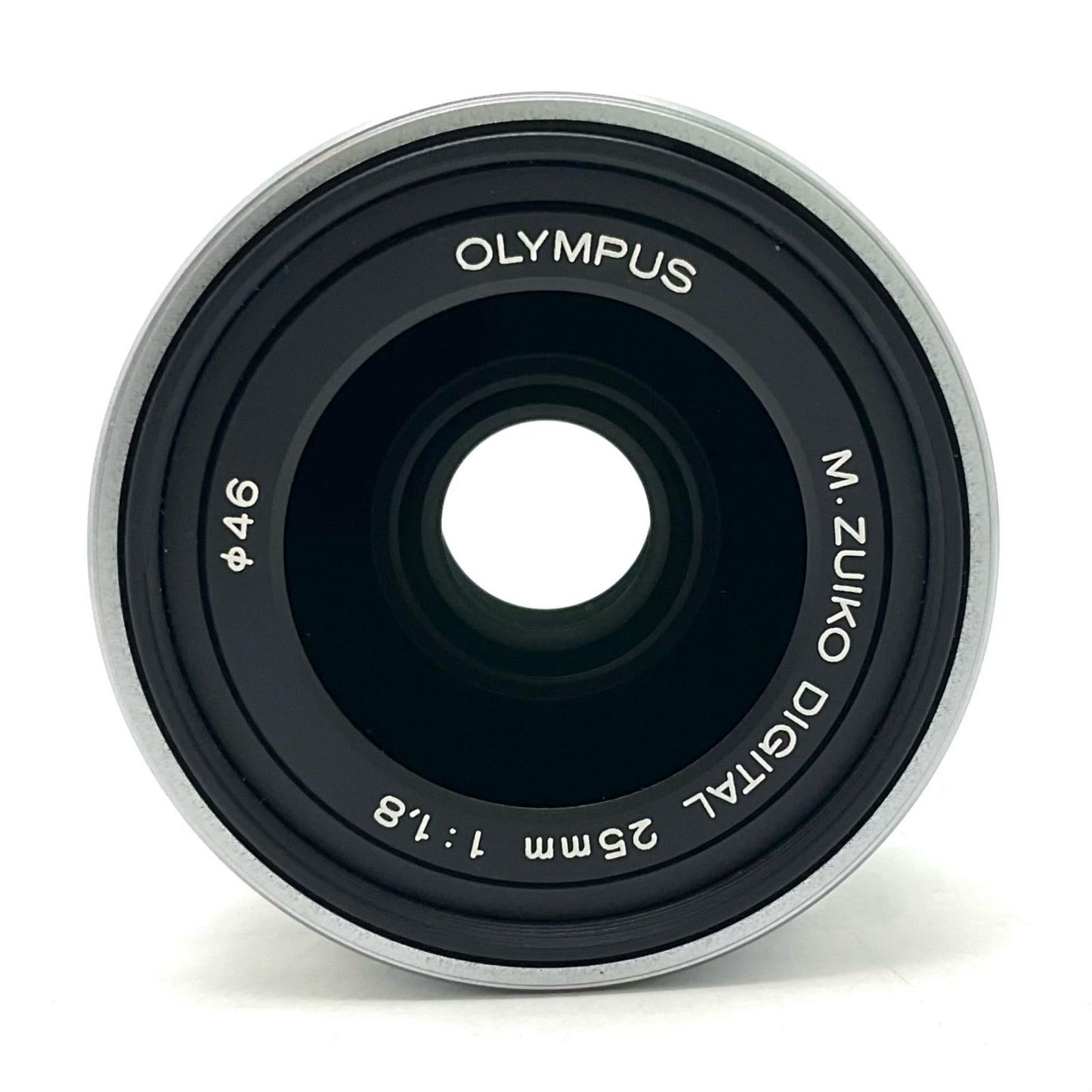 【全額返金保証】【最速発送】OLYMPUS M.ZUIKO DIGITAL 25mm F1.8 [シルバー] 美品 動作確認済