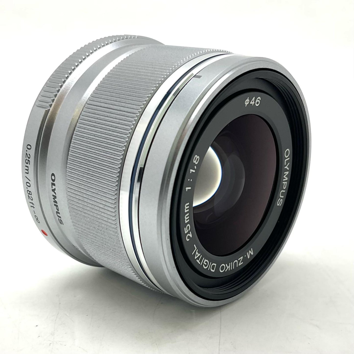 【全額返金保証】【最速発送】OLYMPUS M.ZUIKO DIGITAL 25mm F1.8 [シルバー] 美品 動作確認済