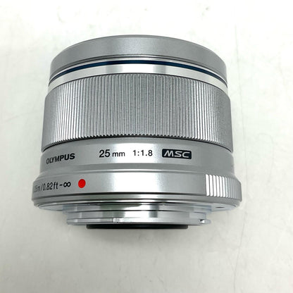 【全額返金保証】【最速発送】OLYMPUS M.ZUIKO DIGITAL 25mm F1.8 [シルバー] 美品 動作確認済