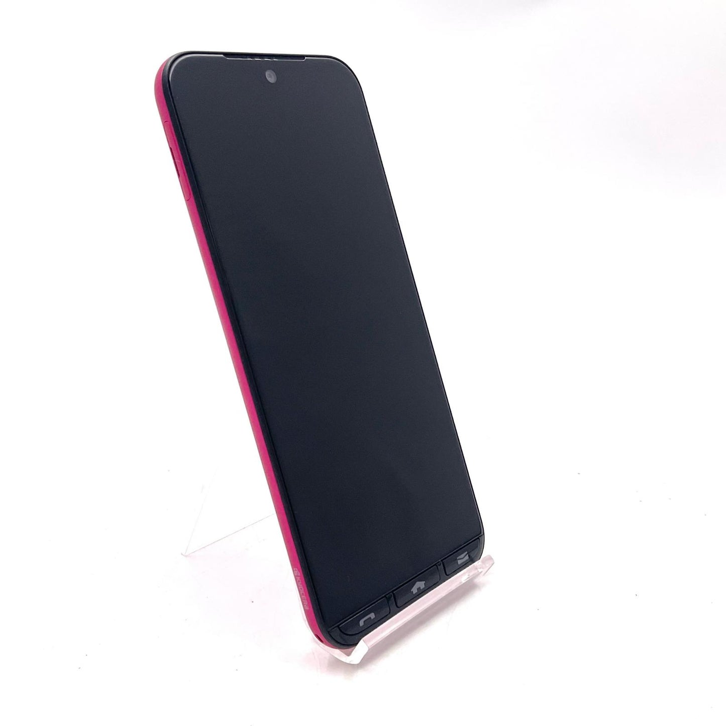 【全額返金保証】【最速発送】京セラ かんたんスマホ 3 64GB マゼンタ Softbank A205KC 白ロム 美品 動作確認済