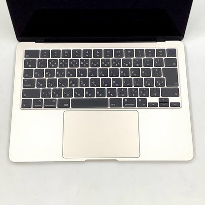 【全額返金保証】【最速発送】Apple MacBook Air 13.6インチ 2022 Apple M2 8GB 512GB スターライト 100% 美品 動作確認済