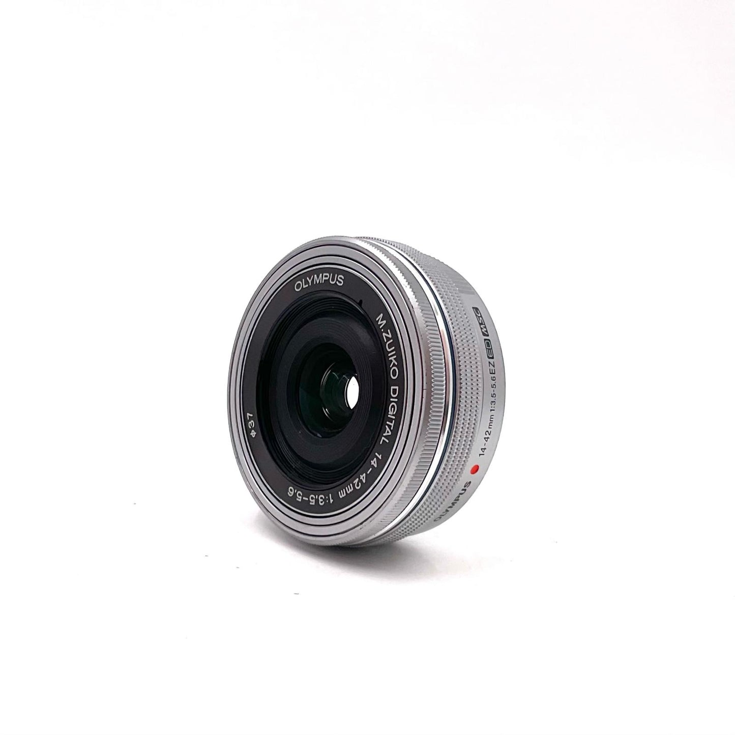 【全額返金保証】【最速発送】OLYMPUS M.ZUIKO 14-42mm F3.5-5.6 EZ ED MSC シルバー 美品 動作確認済