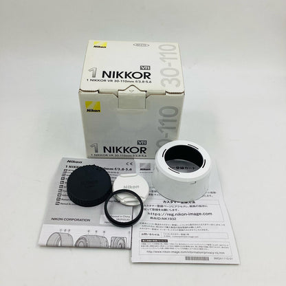 【最速発送】Nikon 1 NIKKOR VR 30-110mm f/3.8-5.6 [ホワイト]【難有】