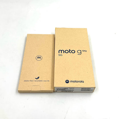 【全額返金保証】【最速発送】Motorola moto g 64y 5G 128GB シルバーブルー Softbank XT2431-2 白ロム 超美品 動作確認済