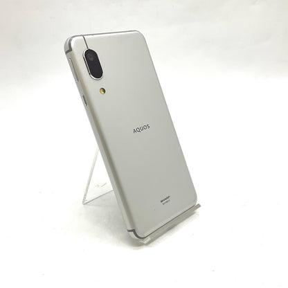 【全額返金保証】【最速発送】SHARP AQUOS sense3 lite 64GB シルバーホワイト 楽天モバイル SH-RM12 白ロム 美品 動作確認済