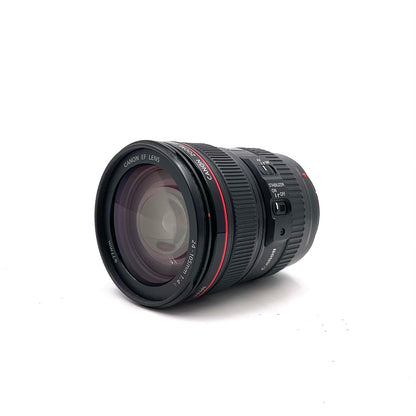 【全額返金保証】【最速発送】Canon EF24-105mm F4L IS USM 美品 動作確認済