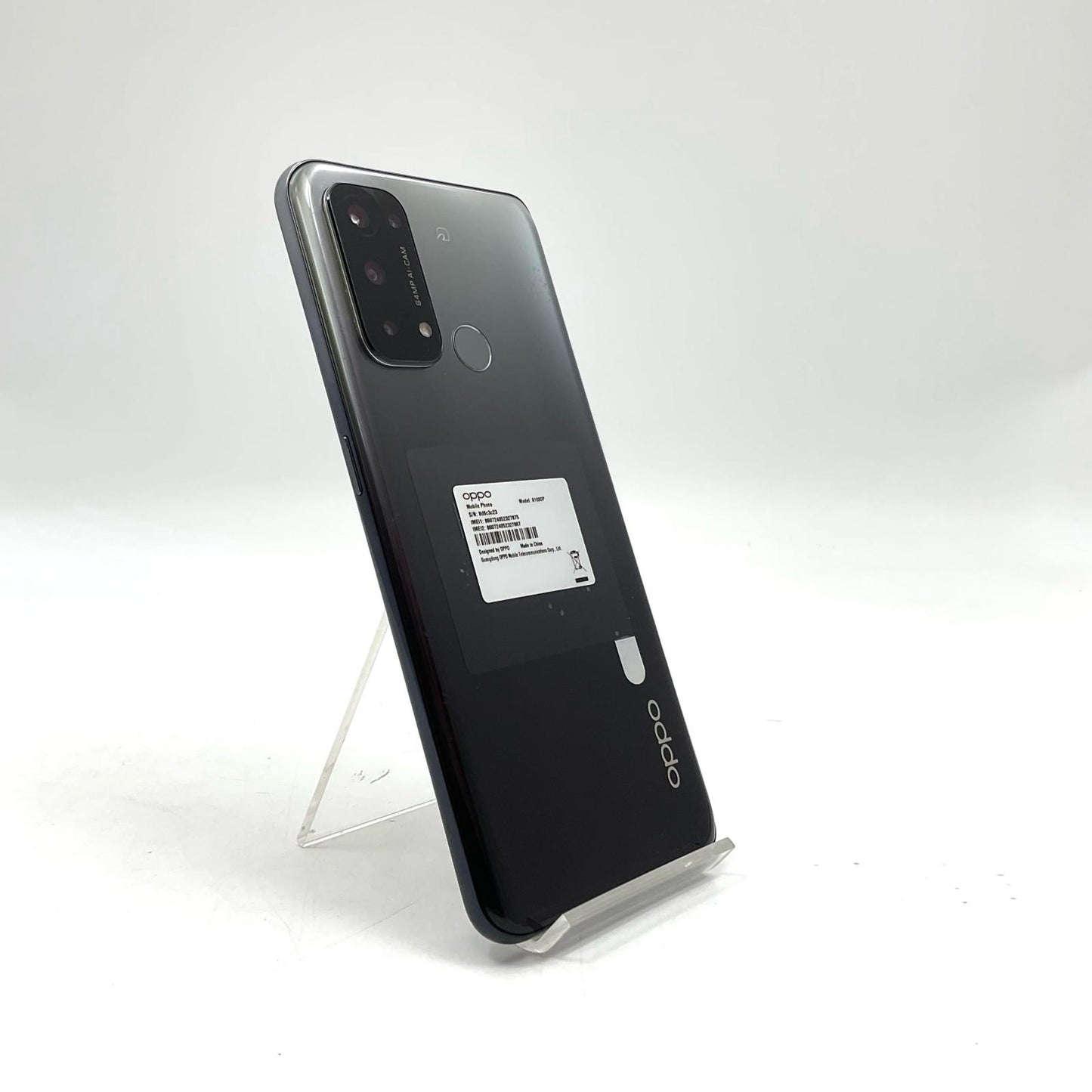 【全額返金保証】【最速発送】OPPO Reno 5a 128GB ブラック Softbank SIMフリー a103op 白ロム 美品 動作確認済