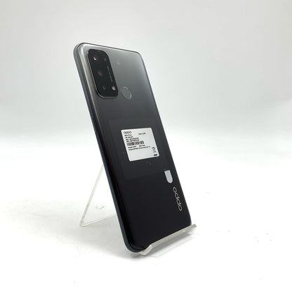 【全額返金保証】【最速発送】OPPO Reno 5a 128GB ブラック Softbank SIMフリー a103op 白ロム 美品 動作確認済